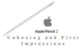 Apple Pencil Gen 2 Unboxing and First impressions