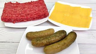 Do you have pickled cucumber? Delicious minced meat dinner recipe in a new way