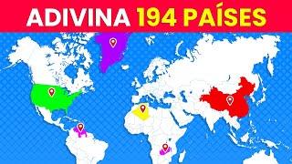 Adivina TODOS LOS PAÍSES y completa el MAPAMUNDI | Reto de Geografía 