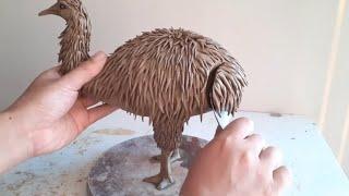 Make It and Destroy It | DIY Sculpting Bird With Clay And Then Distroy It