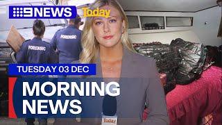 Gunman on the run in Victoria; Largest cocaine bust in Australian history | 9 News Australia