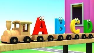 Learn Alphabet Train Song - 3D Animation Alphabet ABC Train song for children