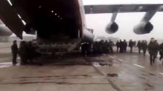 Meanwhile in Russia - Russian soldiers pushing military aircraft