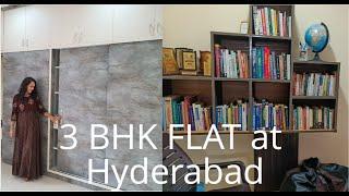 3BHK FLAT INTERIOR, HYDERABAD AT BEGUMPET| GLOSSYSPACE INTERIORS AND DECORS