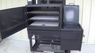 24''x36'' Offset Cabinet Smoker by Lone Star Grillz