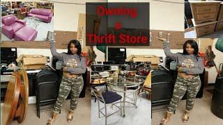 OWNING A THRIFT STORE Vlog