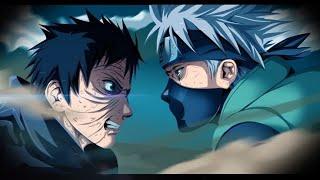 Kakashi vs Obito full fight