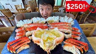 GREATEST Korean WHOLE KING CRAB Lunch (Price Negotiable) in South Korea! Foods to Eat Before You Die