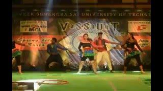 CIRCUS THEME DANCE BY VIBRANZ IN VASSAUNT 2k16 AT VSSUT,BURLA