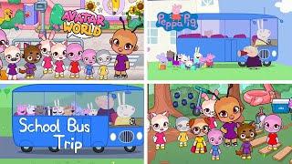 Peppa Pig in Avatar World | School Bus Trip