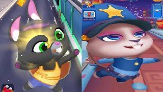 TALKING TOM GOLD RUN Talking Becca VS Running Pet: Dec Rooms Officer Luna Gameplay 2024