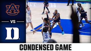 Auburn vs. Duke Condensed Game | 2024-25 ACC Men's Basketball