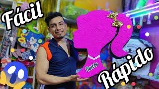 COMO hacer una PIÑATA de BARBIE  FÁCIL Y RAPIDO 🪅‼️ #diy #barbie #barbiedoll #piñatatv