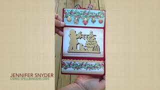 Christmas Card using Spellbinders Dies - Jennifer Snyder