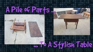 From a pile of parts to a stylish table