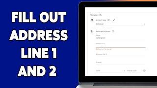 How To Fill Out Address Line 1 and 2 | Complete Address Form Correctly 2024