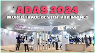 ASIAN DEFENSE AND SECURITY EXHIBITION: ADAS 2024 Walking Tour, World Trade Center, Philippines 4K 