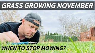 Final Mow of the Season? When Should you stop cutting the lawn?