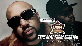 Making A UGK Type Beat From Scratch | How To Make Texas Beats In FL20