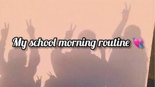 My school morning routine ️~ MIMI AESTHETIC ~ vlog