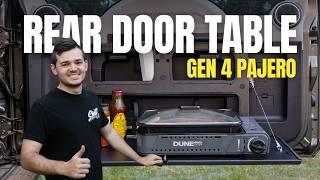 The BEST Rear Door Table for Mitsubishi Pajero Gen 4 | RUNDOWN + INSTALL 