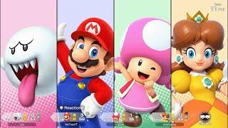 Super Mario Party Jamboree - Mario vs Daisy vs Boo vs Toadette - Western Land