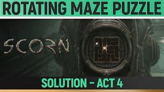 Scorn - Act 4 - Rotating Maze Puzzle Solution