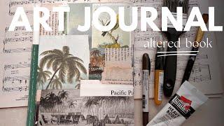 DIY ALTERED BOOK: How to make an altered book for art journaling, junk journaling, and more!