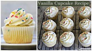 Moist Vanilla Cupcake Recipe