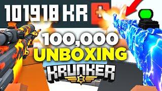 The BEST Krunker.io 100,000+ KR Unboxing (3+ Contrabands, 8+ Relics, Intervention?)