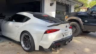 My 2021 mk5 Supra, big turbo, 4” exhaust and dumped waste gate sound clips!