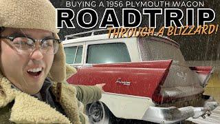 Buying a 1956 Plymouth Wagon. Roadtrip through a Blizzard! Obsolete Automotive Adventures. OH WV USA