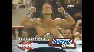 Commercial - WWE Rewind Snickers Cruncher - WrestleMania 12 (2002)