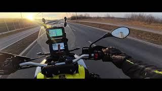 Aprilia Tuareg 660 sunset ride