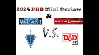 D&D 5E vs Tales of the Valiant Comparison #2024 #dnd #PHB #talesofthevaliant