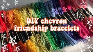 DIY chevron friendship bracelet! *easy*