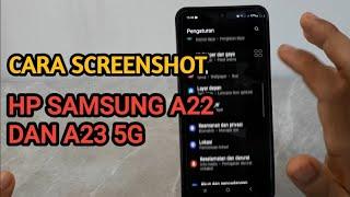 CARA SCREENSHOT HP SAMSUNG A22 DAN A23 5G