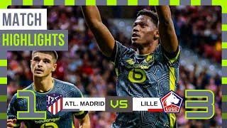 Atletico Madrid vs Lille 1-3 Highlights & All Goals | Champions League 2024/25