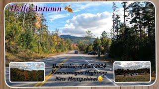 Beginning of Fall 2024, Motorcycle ride, Kancamagus Highway! 