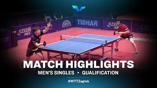 Quek Izaac vs Amin Ahmadian | MS | WTT Contender Zagreb 2022 | (Qual)