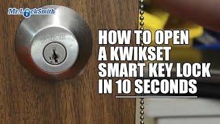 How to Open a Kwikset Smart Key Lock in 10 seconds | Mr. Locksmith™