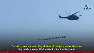 Military conducts air shows in preparation for Madaraka Day celebrations