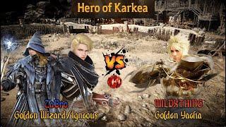 Black Desert Mobile - Wizard & Igneous Karkea Arena PVP #6 - vs WILDXTHING for the 3000 pts