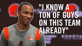 "I know a ton of guys on this team" Dorian Thompson-Robinson Press Conference | Cleveland Browns