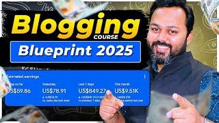 Make $100,000 Blogging (Beginner Course 2025) | Start a Blog in 2025