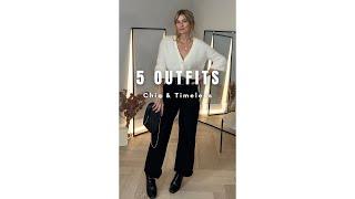 5 Chic and timeless OUTFIT IDEAS