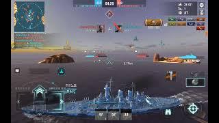 World of Warships Blitz - Tier 8 USA Battleship North Carolina 35