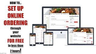 How to build a FREE online ordering app for your restaurant