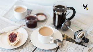 Café Au Lait with a French Press - HoneysuckleCatering