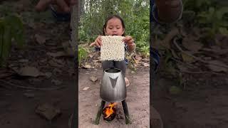 Survival Skills- Single mom show SMART ideas and USEFUL with noodles in forest #camping #bushcraft